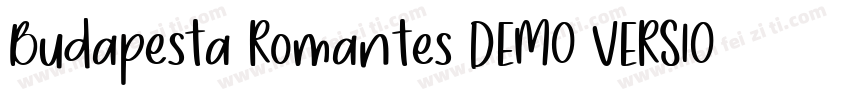 Budapesta Romantes DEMO VERSION Ita字体转换